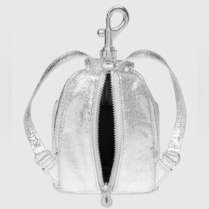 NWT | Rebecca Minkoff Mini Julian Key Fob in Silver